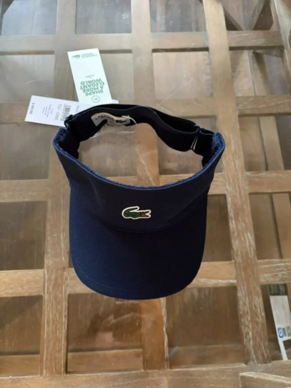 NWT Lacoste Sport Visor